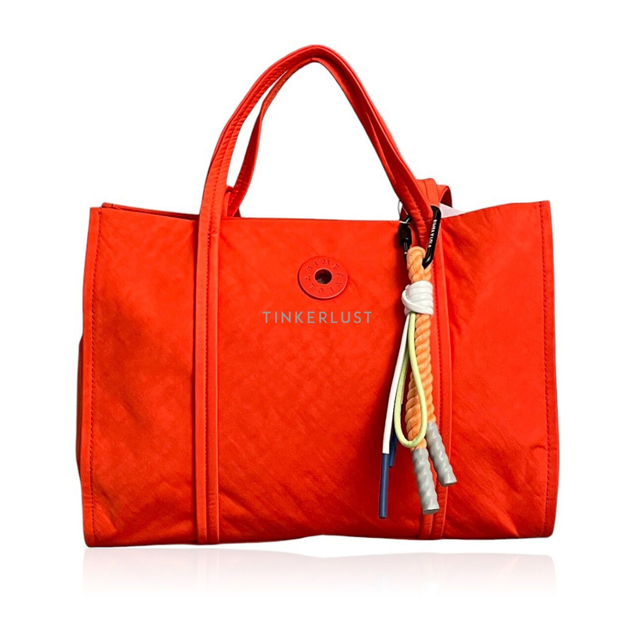 tas tote bag Bimba Y Lola Shopper Bag Orange Nylon Tote Bag